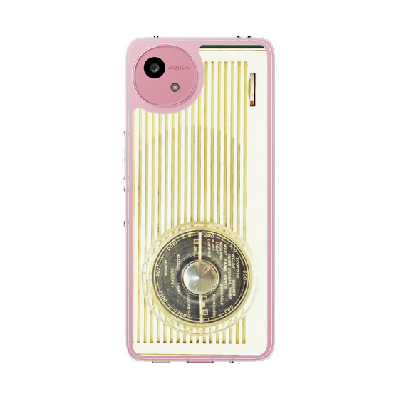 Slim Protection Case［ RETORO RADIO - White ］