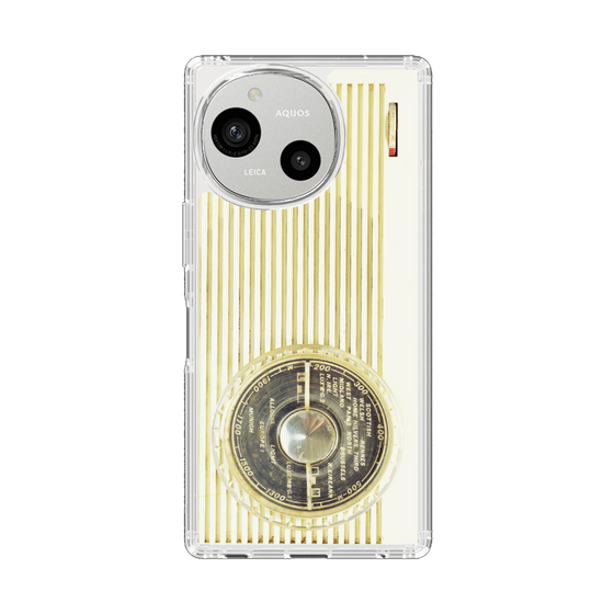Slim Protection Case［ RETORO RADIO - White ］