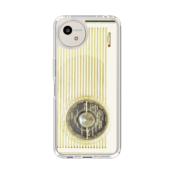 Slim Protection Case［ RETORO RADIO - White ］