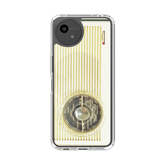 Slim Protection Case［ RETORO RADIO - White ］