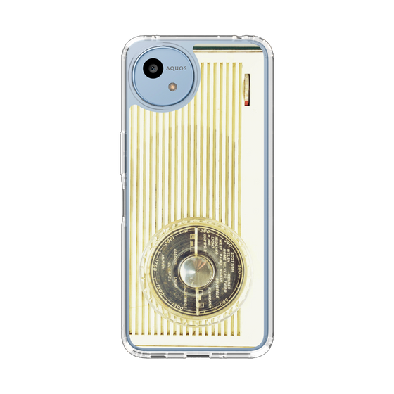 Slim Protection Case［ RETORO RADIO - White ］