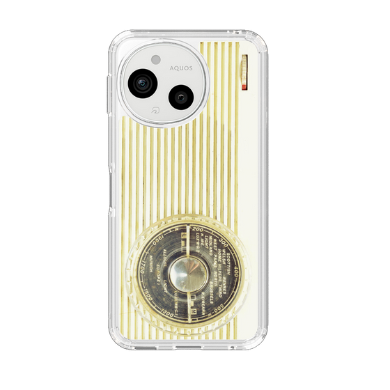 Slim Protection Case［ RETORO RADIO - White ］