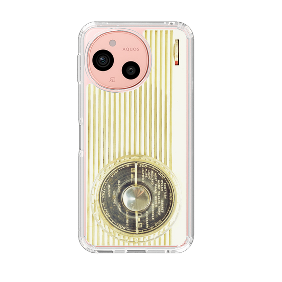 Slim Protection Case［ RETORO RADIO - White ］
