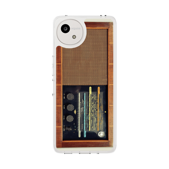 Slim Protection Case［ RETORO RADIO - Brown ］