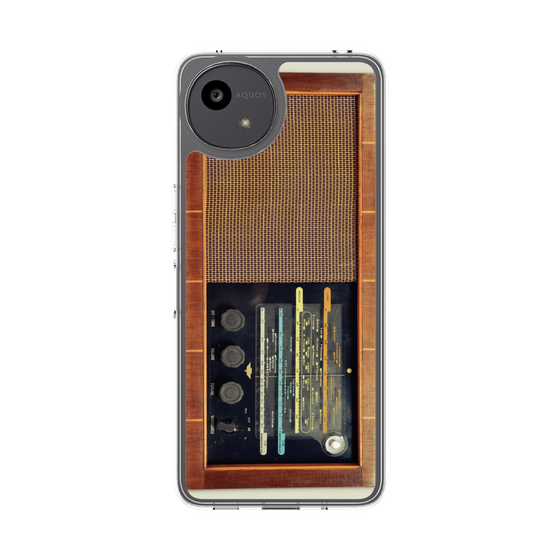 Slim Protection Case［ RETORO RADIO - Brown ］