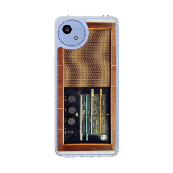 Slim Protection Case［ RETORO RADIO - Brown ］