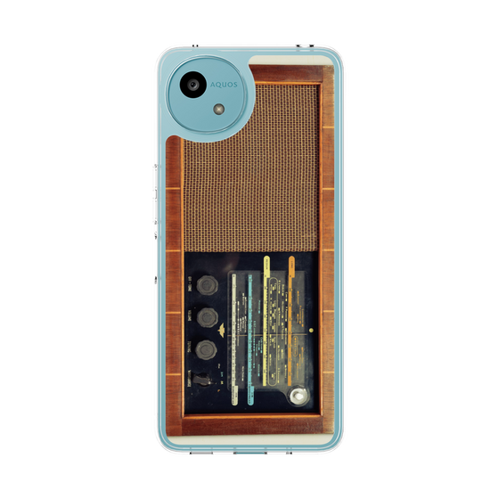 Slim Protection Case［ RETORO RADIO - Brown ］