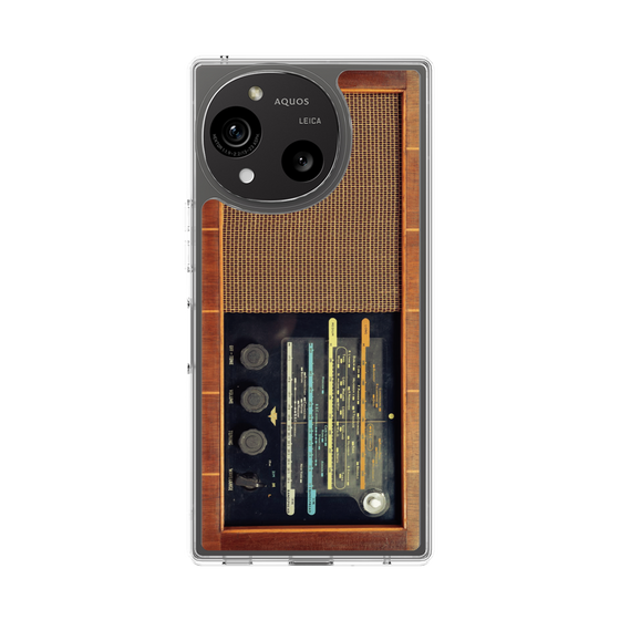 Slim Protection Case［ RETORO RADIO - Brown ］