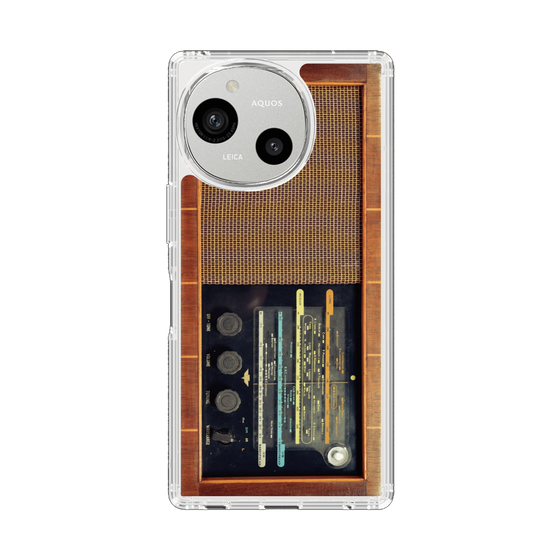 Slim Protection Case［ RETORO RADIO - Brown ］