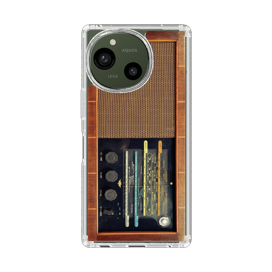 Slim Protection Case［ RETORO RADIO - Brown ］