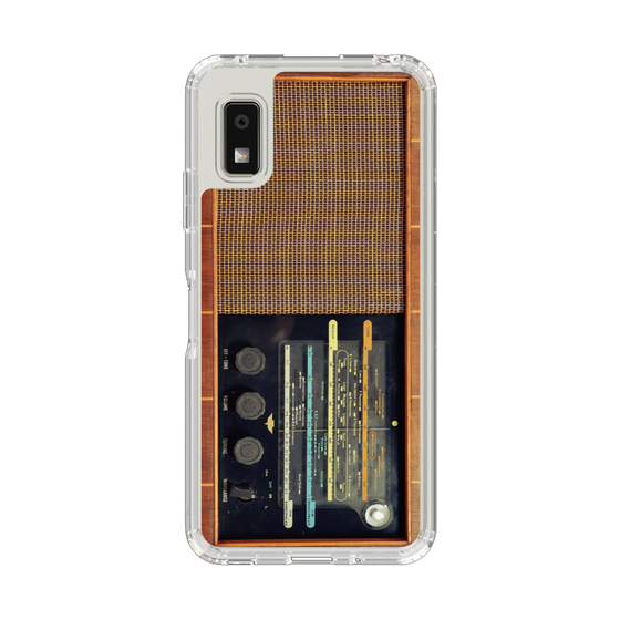 Slim Protection Case［ RETORO RADIO - Brown ］