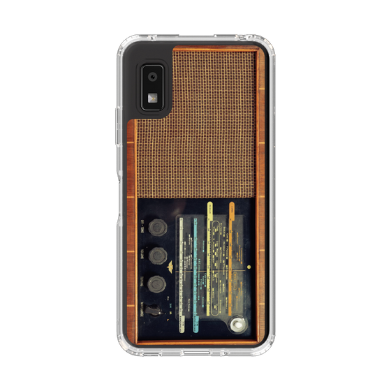 Slim Protection Case［ RETORO RADIO - Brown ］