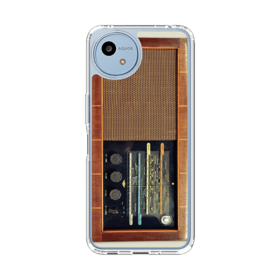 Slim Protection Case［ RETORO RADIO - Brown ］