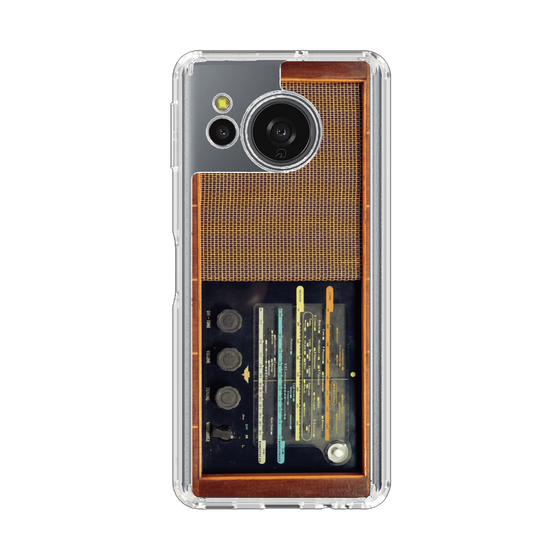 Slim Protection Case［ RETORO RADIO - Brown ］