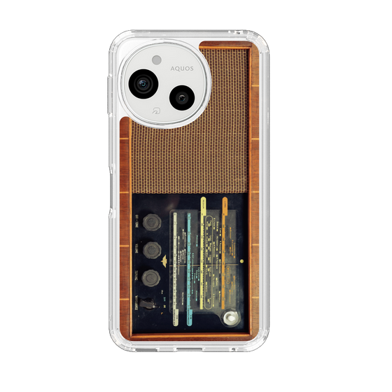 Slim Protection Case［ RETORO RADIO - Brown ］