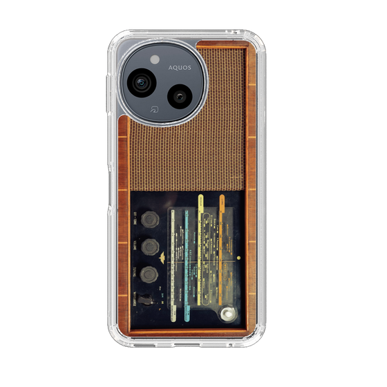 Slim Protection Case［ RETORO RADIO - Brown ］
