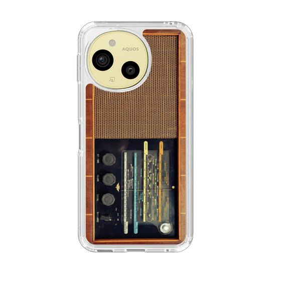 Slim Protection Case［ RETORO RADIO - Brown ］