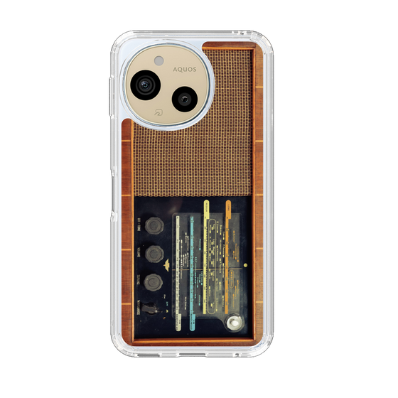 Slim Protection Case［ RETORO RADIO - Brown ］