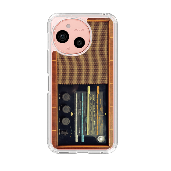 Slim Protection Case［ RETORO RADIO - Brown ］