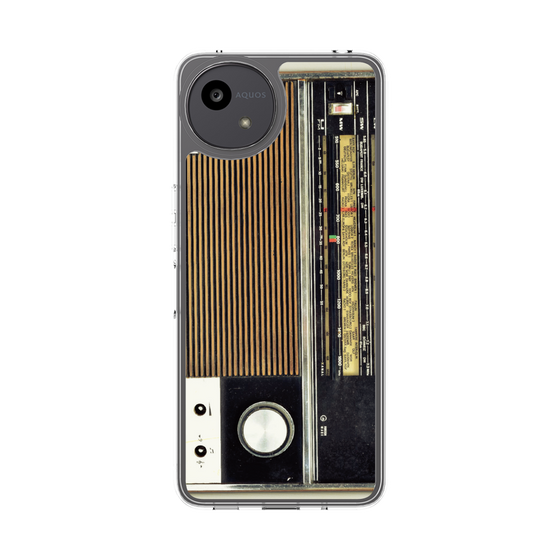 Slim Protection Case［ RETORO RADIO - Black ］