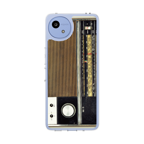 Slim Protection Case［ RETORO RADIO - Black ］