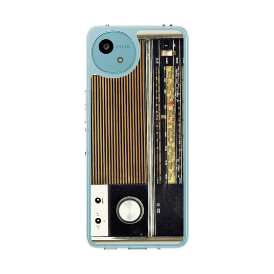 Slim Protection Case［ RETORO RADIO - Black ］