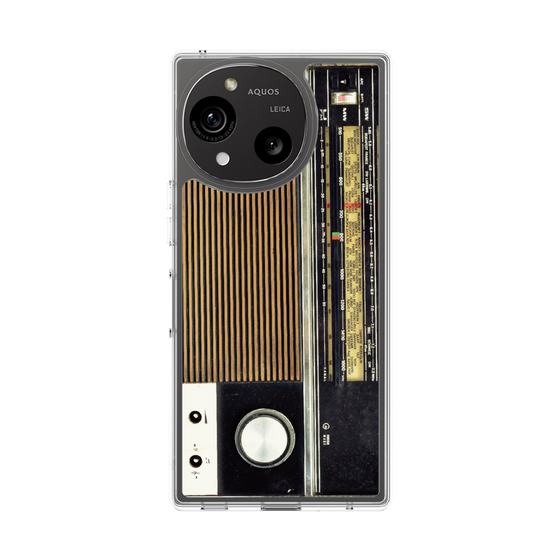 Slim Protection Case［ RETORO RADIO - Black ］