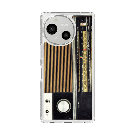 Slim Protection Case［ RETORO RADIO - Black ］