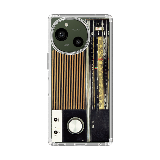 Slim Protection Case［ RETORO RADIO - Black ］