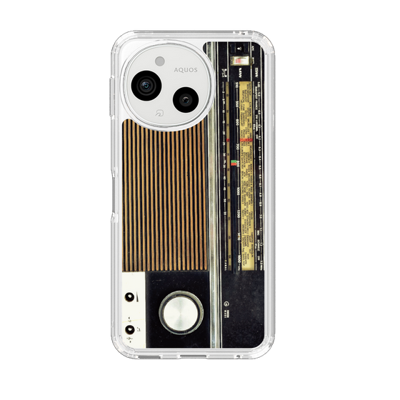 Slim Protection Case［ RETORO RADIO - Black ］