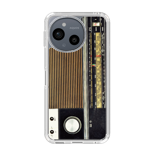 Slim Protection Case［ RETORO RADIO - Black ］