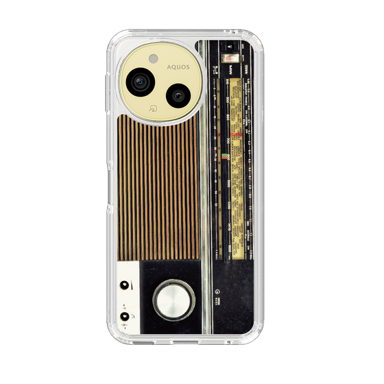 Slim Protection Case［ RETORO RADIO - Black ］