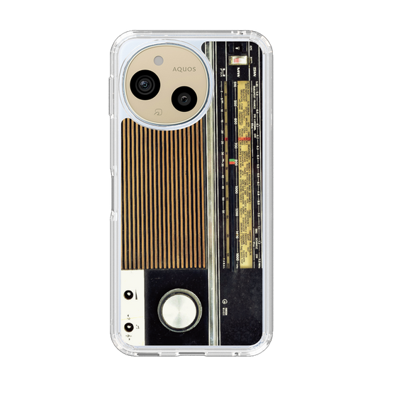 Slim Protection Case［ RETORO RADIO - Black ］