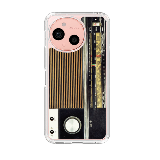 Slim Protection Case［ RETORO RADIO - Black ］