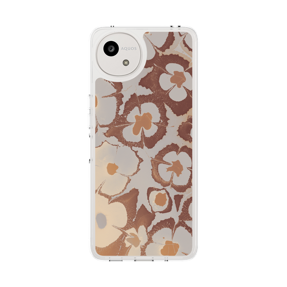 Slim Protection Case［ y2k(Year2000) - Flower - Pink Beige ］