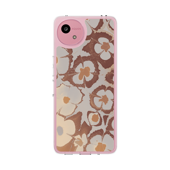 Slim Protection Case［ y2k(Year2000) - Flower - Pink Beige ］