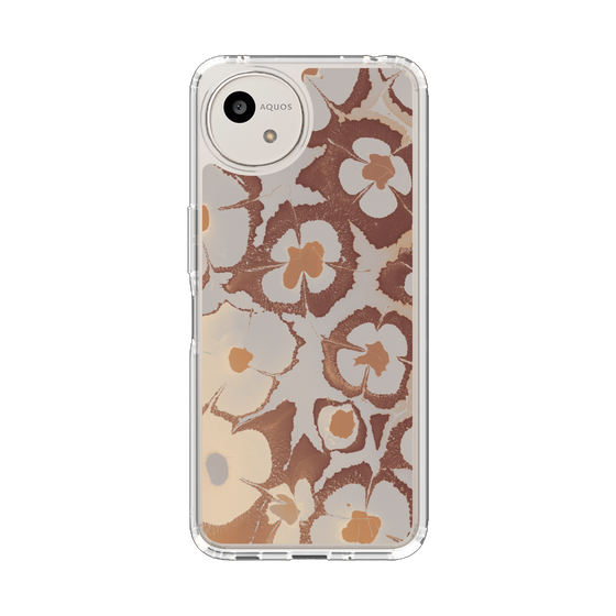 Slim Protection Case［ y2k(Year2000) - Flower - Pink Beige ］