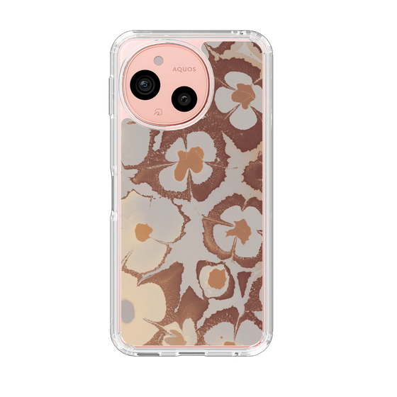Slim Protection Case［ y2k(Year2000) - Flower - Pink Beige ］