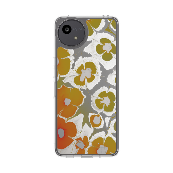 Slim Protection Case［ y2k(Year2000) - Flower - Yellow Gray ］