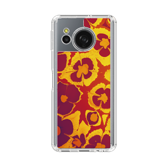 Slim Protection Case［ y2k(Year2000) - Flower - Orange purple ］