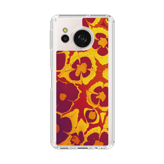 Slim Protection Case［ y2k(Year2000) - Flower - Orange purple ］