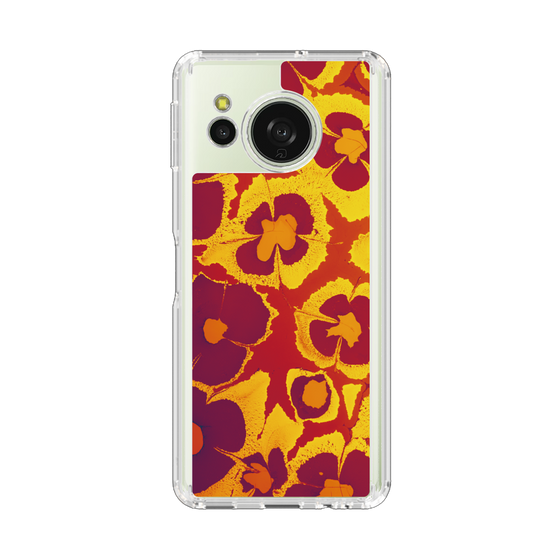 Slim Protection Case［ y2k(Year2000) - Flower - Orange purple ］