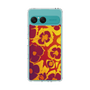 Slim Protection Case［ y2k(Year2000) - Flower - Orange purple ］