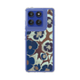 Slim Protection Case［ y2k(Year2000) - Flower - Brown Navy ］