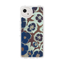 Slim Protection Case［ y2k(Year2000) - Flower - Brown Navy ］