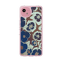 Slim Protection Case［ y2k(Year2000) - Flower - Brown Navy ］