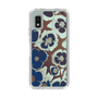Slim Protection Case［ y2k(Year2000) - Flower - Brown Navy ］
