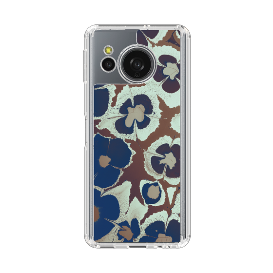 Slim Protection Case［ y2k(Year2000) - Flower - Brown Navy ］