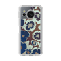 Slim Protection Case［ y2k(Year2000) - Flower - Brown Navy ］
