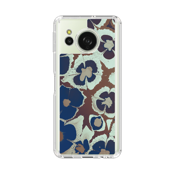 Slim Protection Case［ y2k(Year2000) - Flower - Brown Navy ］
